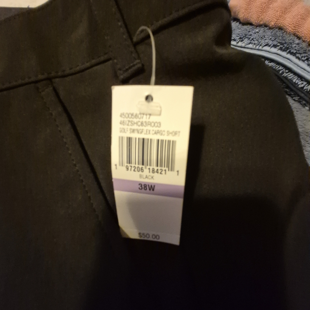 Izod Black Men's Cargo Shorts